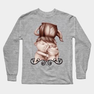 Just A Boy And His Frog ... Over The Garden Wall Long Sleeve T-Shirt